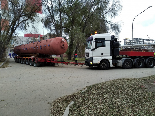 Транспортировка и монтаж барабана