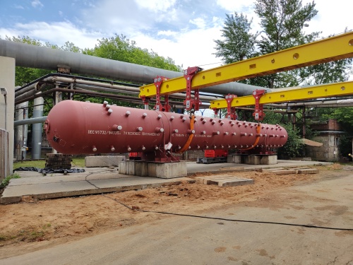 Перемещение и монтаж барабана