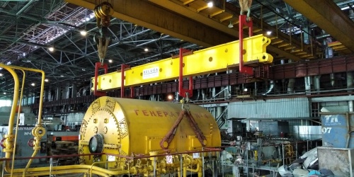 Dismantling the stator of the turbogenerator