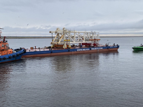 Демонтаж и транспортировка секции стингера