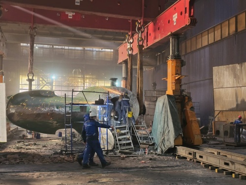 Внутрицеховое перемещение отливки весом 380 тонн