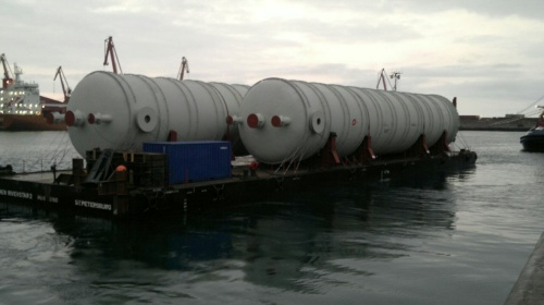 Transportation of coke chambers