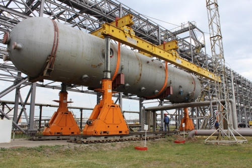 Перемещение колонны