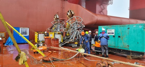 Монтаж винторулевых колонок