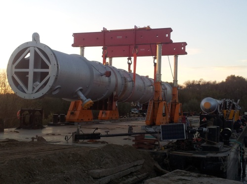 Transportation of oversized oil and gas equipment