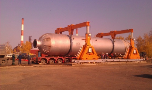 Transportation of column apparatus