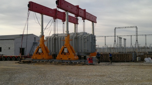 Delivery and installation of transformers