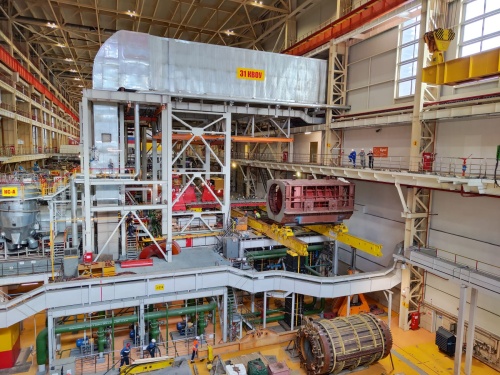 Перемещение статора генератора