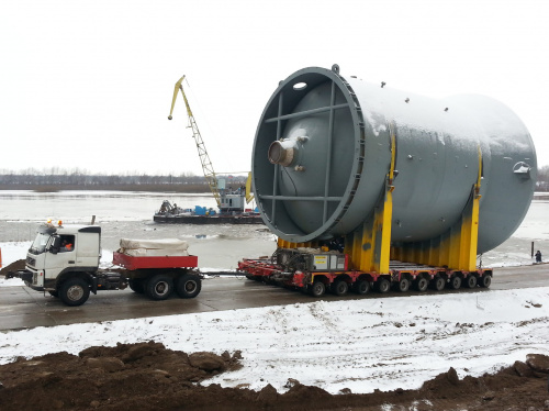 Доставка и перемещение по УНПЗ частей регенератора